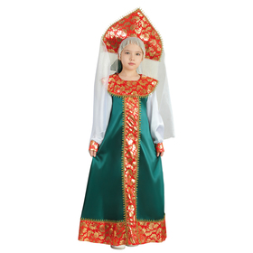 Карнавальный костюм "Хозяйка медной горы" для девочки, рост 134 см