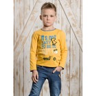 Джемпер для мальчика, рост 110 см, цвет жёлтый - Фото 1