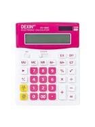 Калькулятор настольный 12-разрядный КК-1200C, белый/бордовый - Фото 1