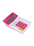 Калькулятор настольный 12-разрядный КК-1200C, белый/бордовый - Фото 2