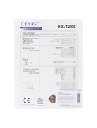 Калькулятор настольный 12-разрядный КК-1200C, белый/бордовый - Фото 7