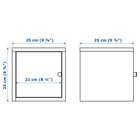 Шкаф ЛИКСГУЛЬТ металлический, 25x25х25 см, розовый - Фото 6