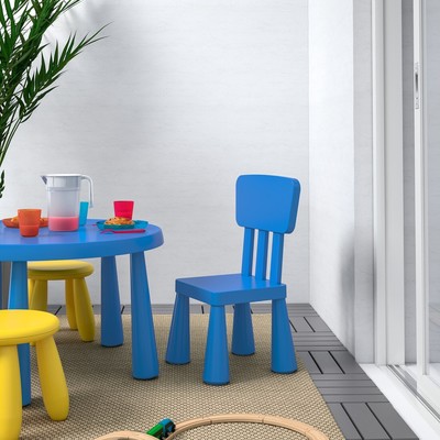 Детский стул МАММУТ, для дома и улицы, синий