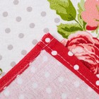 Комплект Романтика "Розовый ноктюрн" скатерть,6 салф.145х220,32х32,рогожка,190 г/м2,хл100% - Фото 4