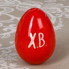 Яйцо «Гжель», красное, 7 см - Фото 2