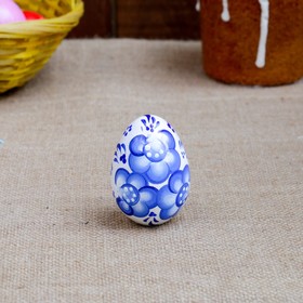 Яйцо «Гжель», белое, 7 см (комплект 3 шт)