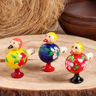 Свистулька из дерева «Птичка», 8.5 см, ручная роспись, МИКС - Фото 4