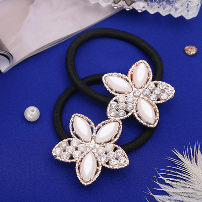 Резинка для волос "Версаль" (цена за штуку) цветок