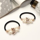 Резинки для волос QF «Тайна морей», набор 2 шт., стрекоза - Фото 2