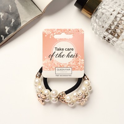 Резинки для волос QF «Тайна морей», набор 2 шт., стрекоза