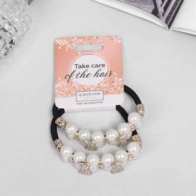 Резинки для волос «Тайна морей», набор 2 шт., банты