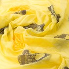 Палантин женский, р-р 70х200, цвет жёлтый - Фото 2