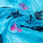 Палантин женский, р-р 70х200, цвет голубой - Фото 2