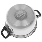 УЦЕНКА Кастрюля Доляна «чёрный ночь», 2.2 л, с крышкой - Фото 2