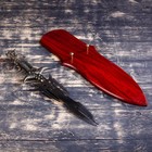 Сувенирный меч на планшете, медуза Горгона на рукоятке, 27 см, микс - Фото 3