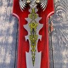 Сувенирный меч на планшете, цветное нанесение на лезвии, 52 см - Фото 5