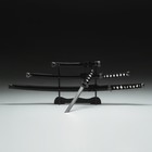 Сувенирное оружие "Катаны 3в1" на подставке, 97/76/50см, клинки 65/38/26см, чёрные - Фото 8