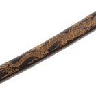 Сув. изделие катаны 3в1 на подставке, ножны дерево, с вырезом-дракон,черные 54/81/100см - Фото 3