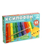Музыкальная игрушка «Ксилофон», 12 тонов, 2 палочки - Фото 6