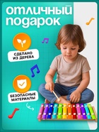 Игрушка музыкальная Металлофон, 12 тонов - Фото 6
