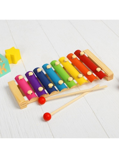 Игрушка музыкальная Металлофон, 8 тонов