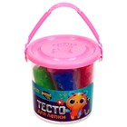 Тесто для лепки 7 цветов, 105 г, 1 формочка, крышка - формочка, МИКС - Фото 7