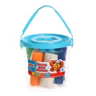 Тесто для лепки 7 цветов, 105 г, 1 формочка, крышка - формочка, МИКС - Фото 4