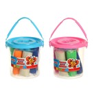 Тесто для лепки 7 цветов, 105 г, 1 формочка, крышка - формочка, МИКС - Фото 2