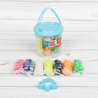 Тесто для лепки 7 цветов, 105 г, 1 формочка, крышка - формочка, МИКС - Фото 13