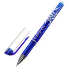 Ручка гелевая со стираемыми чернилами 0,5 мм, стержень синий, корпус синий (штрихкод на штуке) - Фото 2