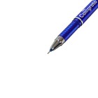 Ручка гелевая со стираемыми чернилами 0,5 мм, стержень синий, корпус синий (штрихкод на штуке) - Фото 4