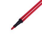 Фломастеры 12 цветов "Мишка", в тубусе с ручкой, вентилируемый колпачок - Фото 12