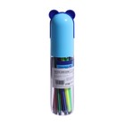 Фломастеры 12 цветов "Мишка", в тубусе с ручкой, вентилируемый колпачок - Фото 6