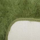 Коврик прямоугольный «Пушистик», 40×60 см, цвет зелёный - Фото 2