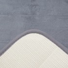 Коврик 40х60 см "Моно" цвет серый - Фото 3