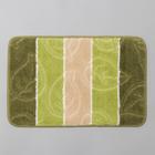 Коврик для дома Доляна «Листья», 38×58 см, цвет зелёный - Фото 1