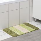 Коврик для дома Доляна «Листья», 38×58 см, цвет зелёный - Фото 2