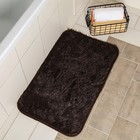 Коврик для ванной Доляна «Пушистик», 50×80 см, цвет коричневый - Фото 5