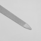 Пилка металлическая для ногтей, 15 см, в чехле, цвет «янтарный» - Фото 2