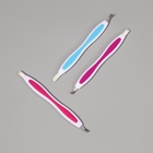 Триммер-пушер, 13 см, прорезиненная ручка, МИКС - Фото 2