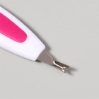 Триммер-пушер, 13 см, прорезиненная ручка, МИКС - Фото 3