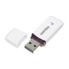 Флешка Smartbuy Paean, 8 Гб, USB2.0, чт до 25 Мб/с, зап до 15 Мб/с, белая - Фото 2