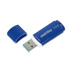 Флешка Smartbuy Crown Blue, 16 Гб, USB3.0, чт до 140 Мб/с, зап до 40 Мб/с, синяя - Фото 1