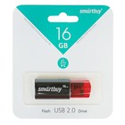 Флешка Smartbuy Click, 16 Гб, USB2.0, чт до 25 Мб/с, зап до 15 Мб/с, черная - Фото 3