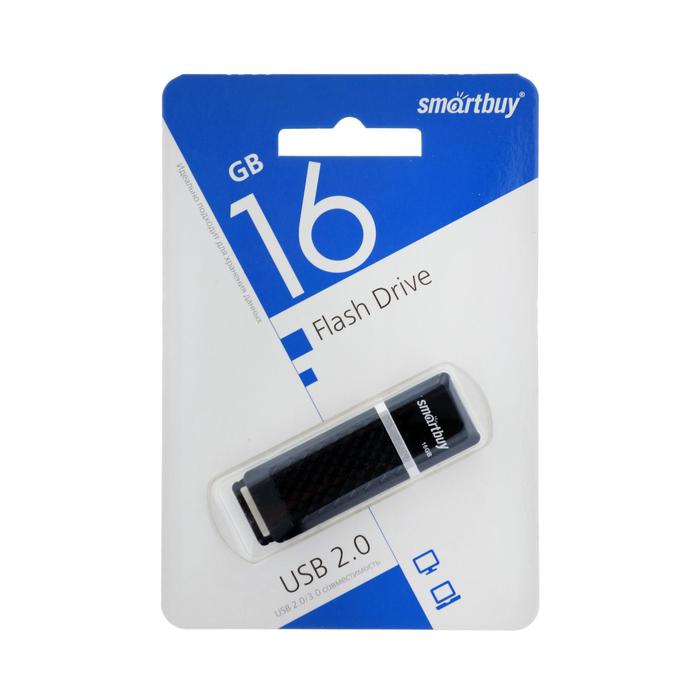 Флешка Smartbuy Quartz, 16 Гб, USB2.0, чт до 25 Мб/с, зап до 15 Мб/с, черная - фото 51744270 Флешка Smartbuy Quartz, 16 Гб, USB2.0, чт до 25 Мб/с, зап до 15 Мб/с, черная - фото 51744270