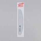 Пилка для ногтей, лодочка, 180/200 грит, 18 см, серая - Фото 4