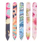 Пилка стеклянная для ногтей, 9см, 2 шт, рисунок МИКС - Фото 2