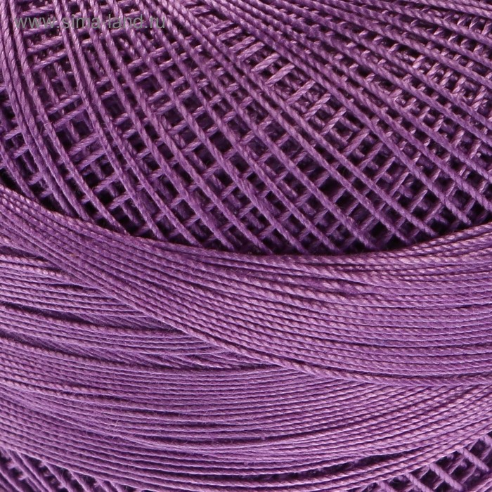 Пряжа "Canarias" 100% мерсериз. хлопок 203м/20г (6309 сирень)