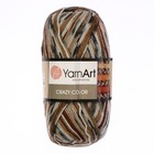Пряжа "Crazy color" 25% шерсть, 75% акрил 260м/100гр (158 принт) - Фото 2