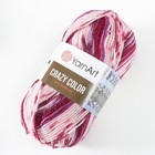 Пряжа для вязания спицами, крючком YarnArt, Crazy color, 25% шерсть, 75% акрил, 260 м/100 г, (168 принт) 3345035 - фото 1300879